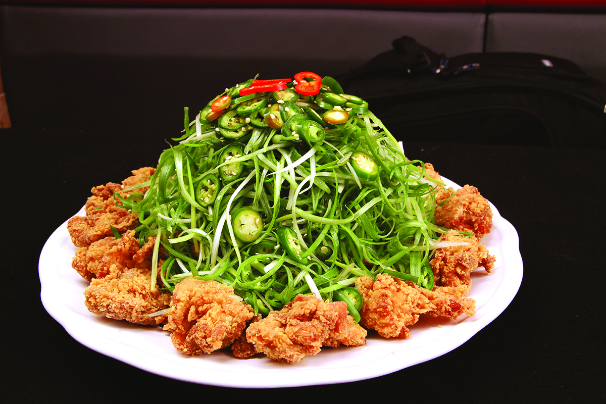 Green Mountain - Crispy Korean-style chicken with melted cheese and savory seasonings
